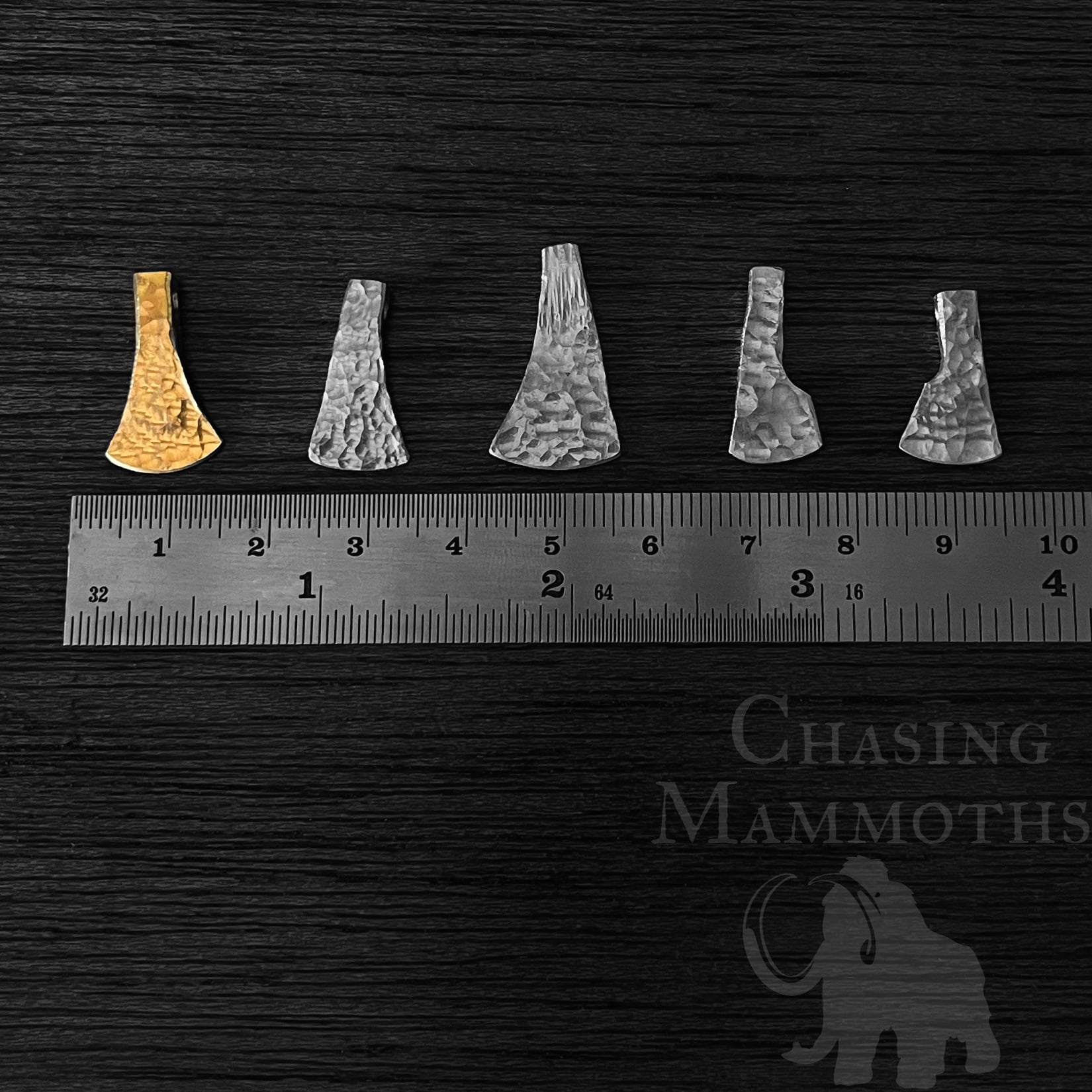 Forged Axe Head Charm 4.36g