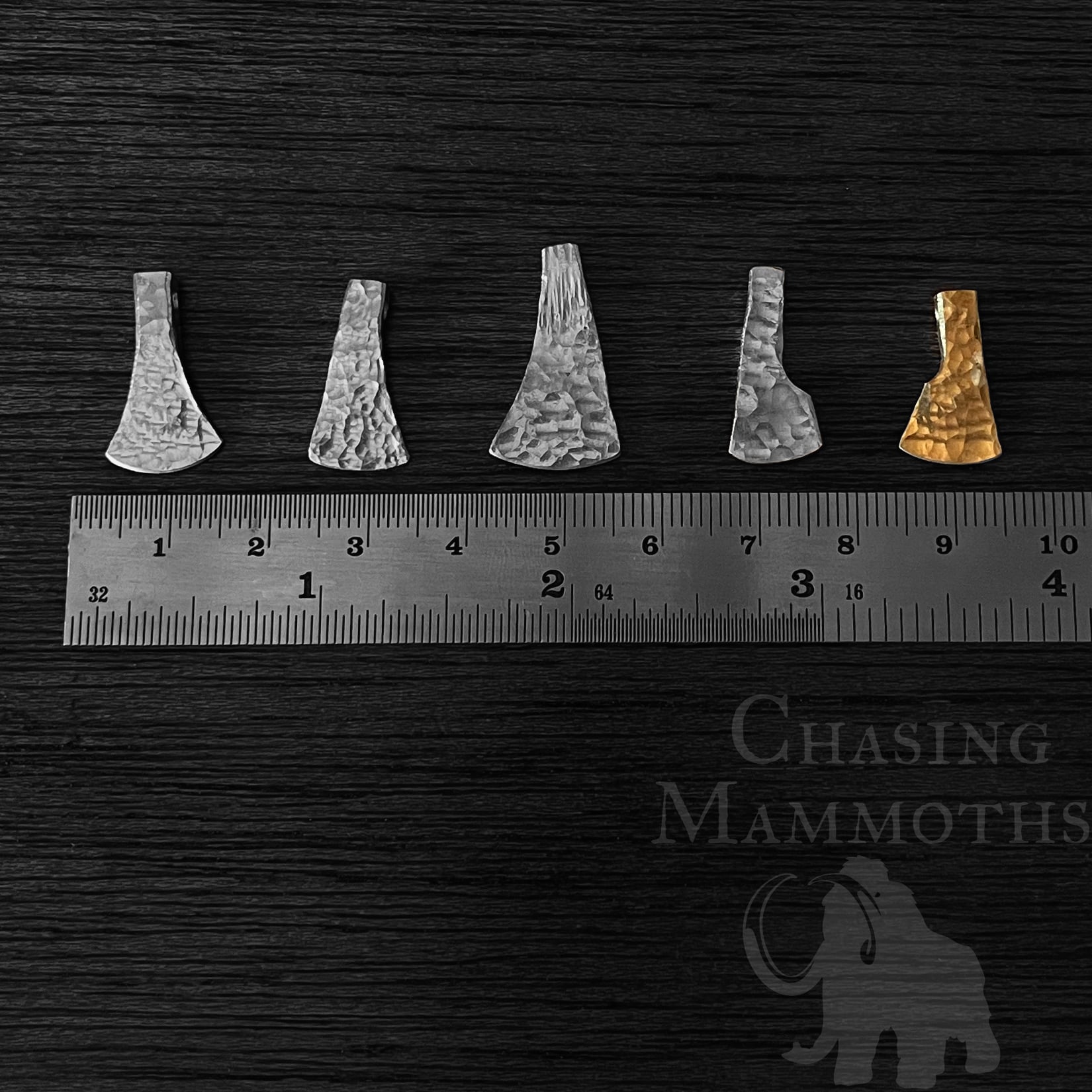Forged Axe Head Charm 3.08g
